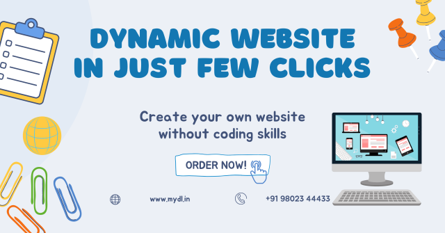 Create own website without coding